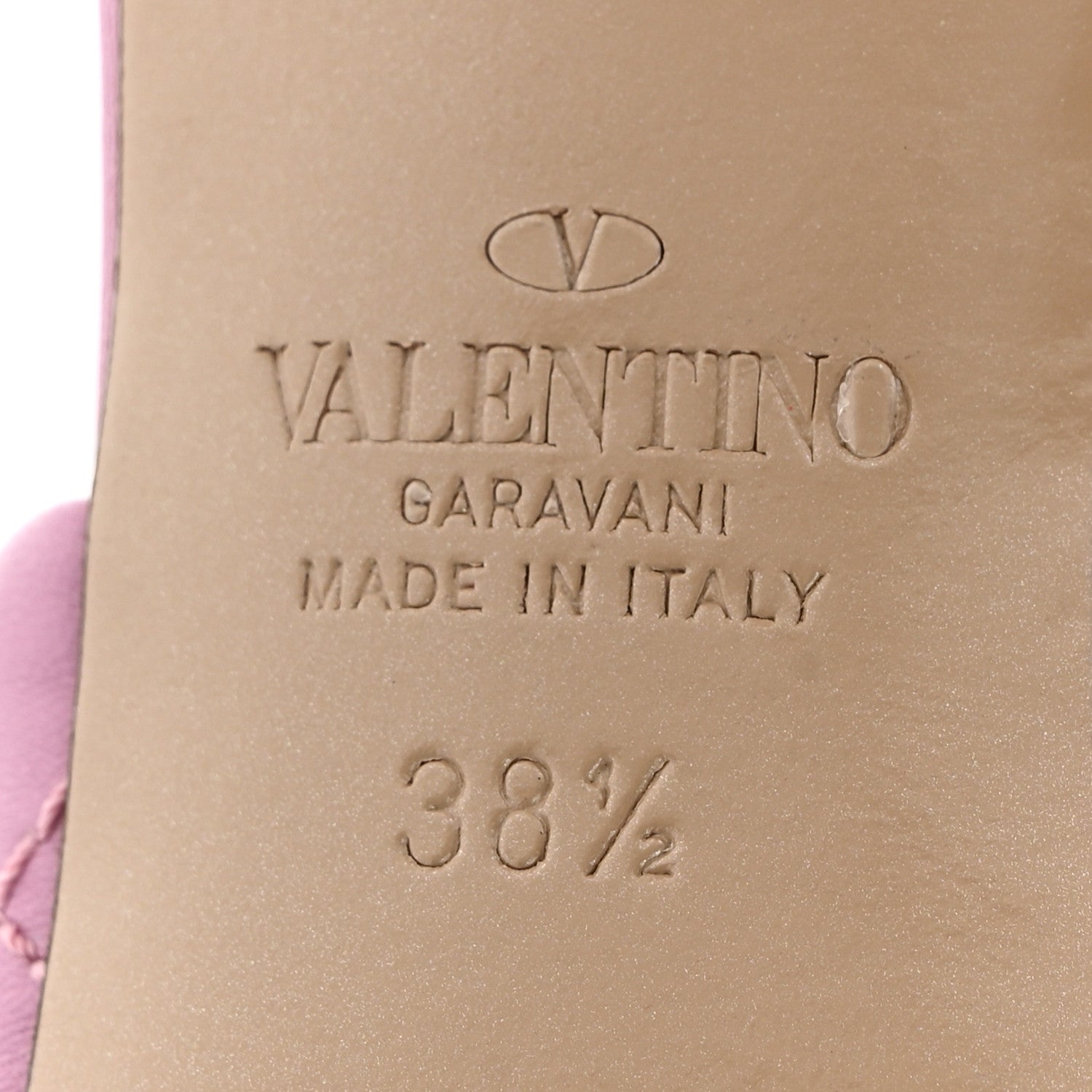 Valentino Garavani Nappa Quilted Roman Stud 65mm Slide Sandals 38.5 Giacinto 7 of 9