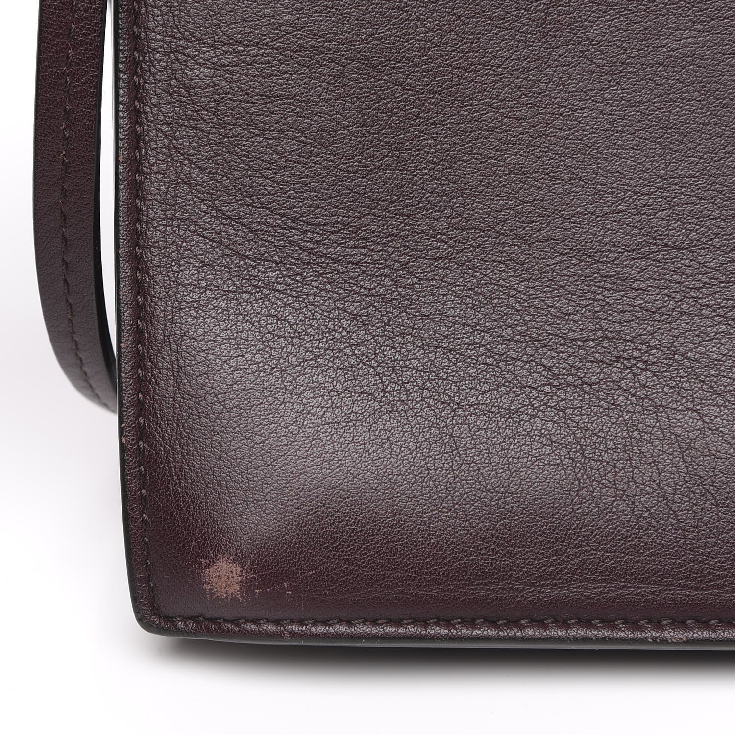 Celine Smooth Calfskin Mini Clasp Bag Bordeaux 10 of 10