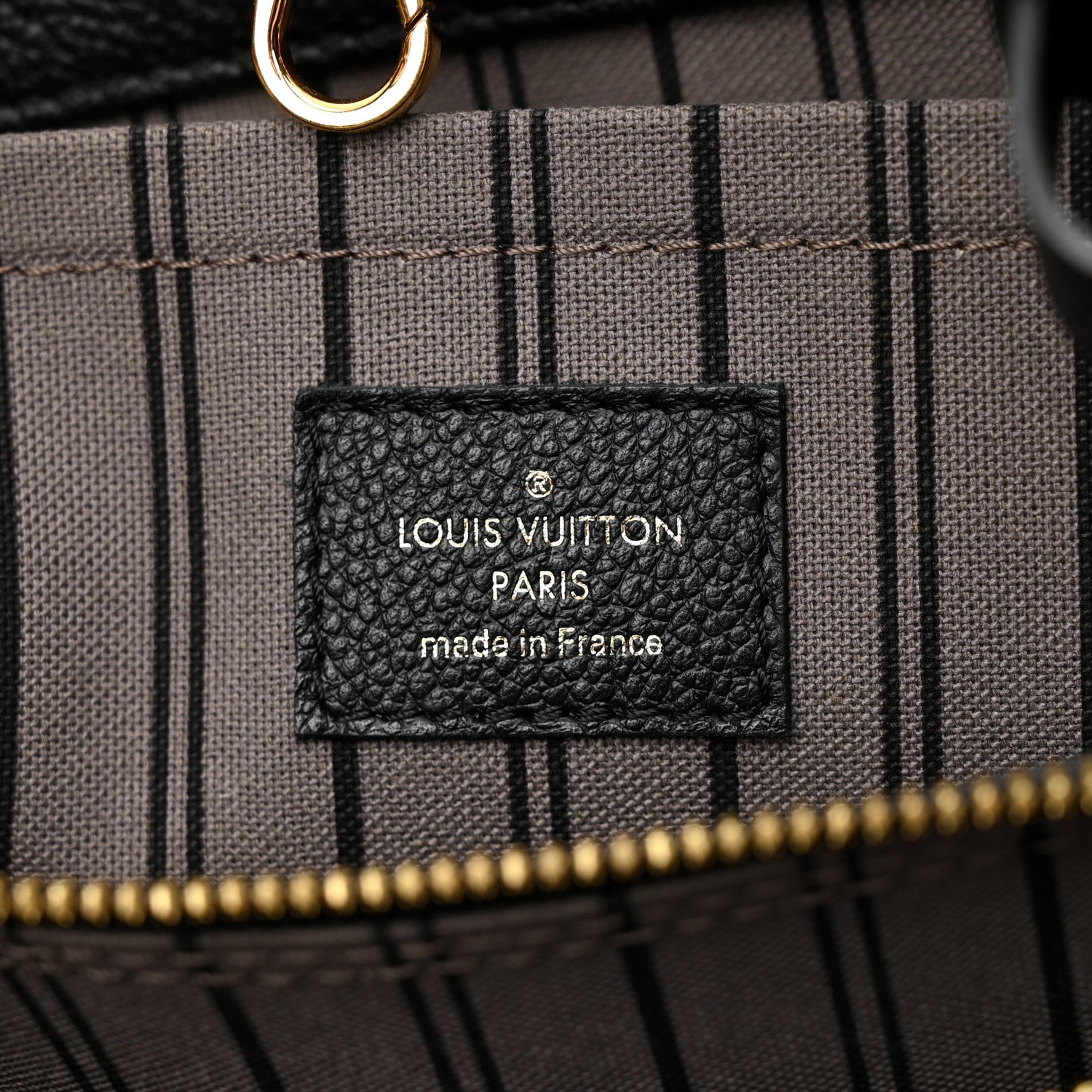 Louis Vuitton Empreinte Montaigne MM Black 6 of 10