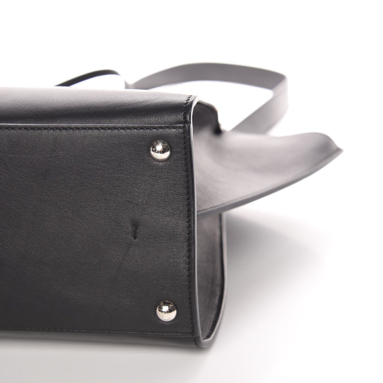 Fendi Vitello Dolce Petite 3jours Tote Black 12 of 12
