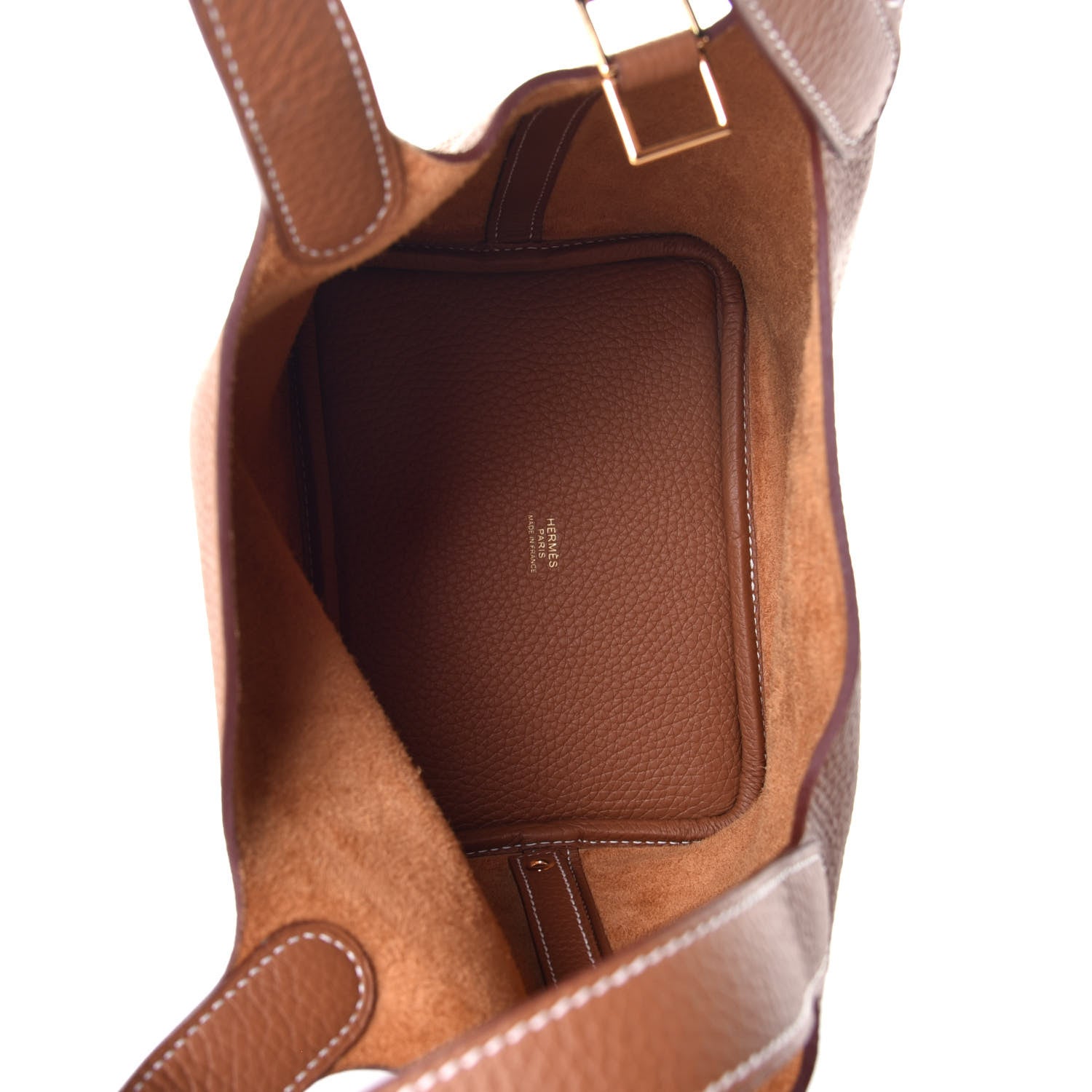 Hermes Taurillon Clemence Picotin Lock 18 PM Gold 5 of 9