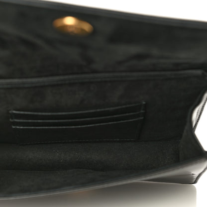 Christian Dior Patent Studded Diorama Flap Bag Black 6 of 13