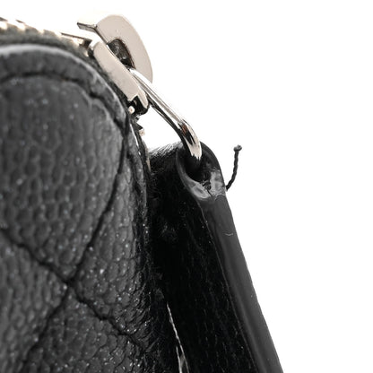 Chanel Iridescent Caviar Quilted Small Clutch With Chain Black 14 of 15