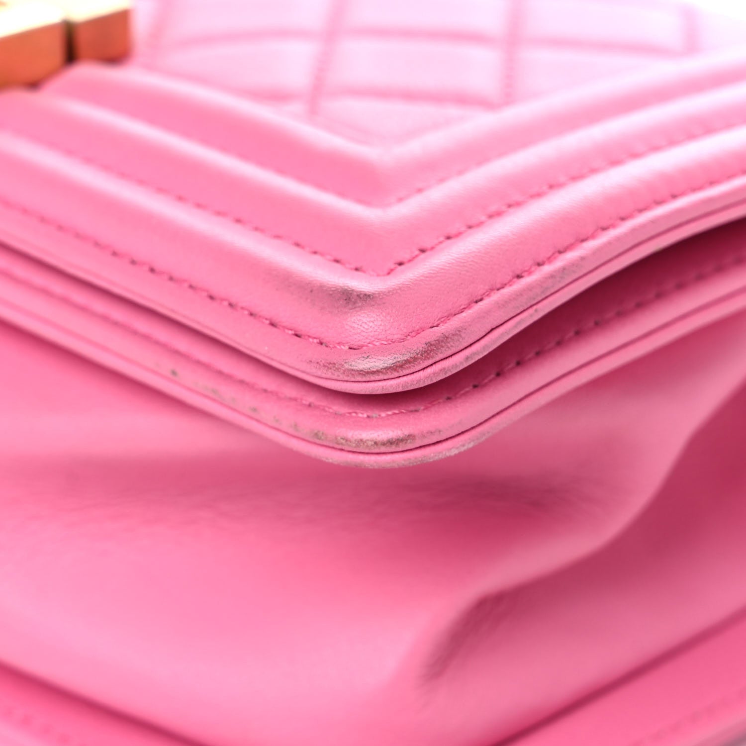 Chanel Calfskin Quilted Small Boy Flap Pink 5 of 13
