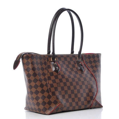 Louis Vuitton Damier Ebene Caissa Tote MM Cherry 3 of 9