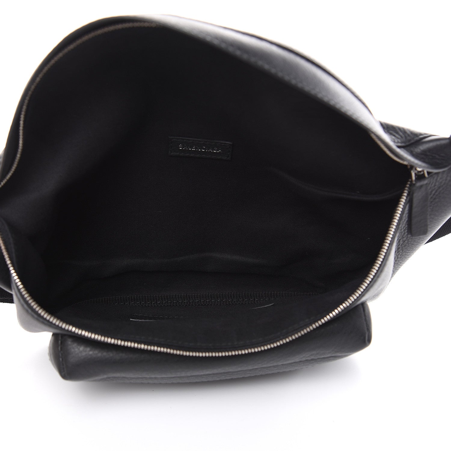 Balenciaga Smooth Calfskin Logo Large Everyday Beltpack Black 5 of 10