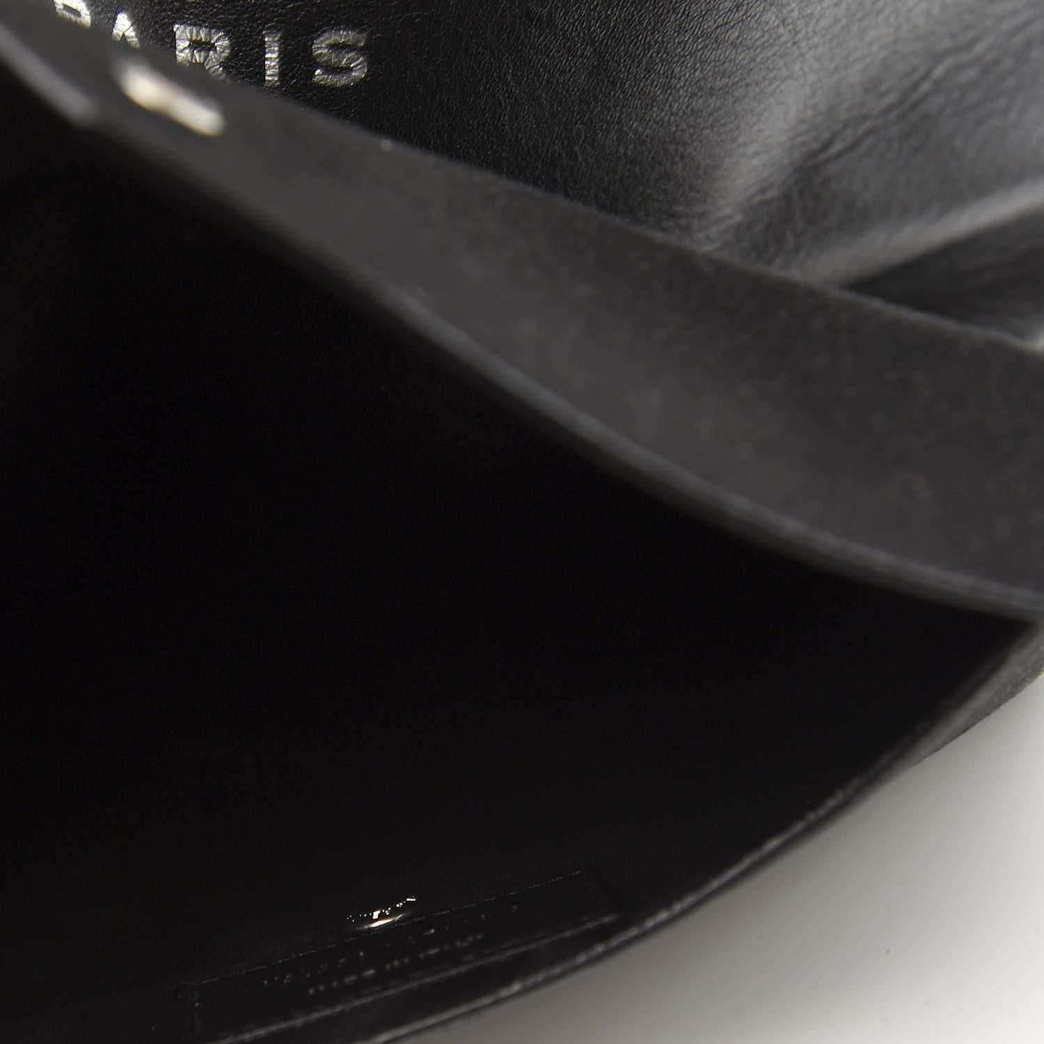 Saint Laurent Lambskin Teddy Drawstring Bag Black 7 of 13