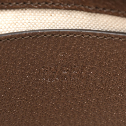 Gucci GG Supreme Monogram Textured Dollar Calfskin Small Ophidia Hobo Beige Ebony New Acero 6 of 10
