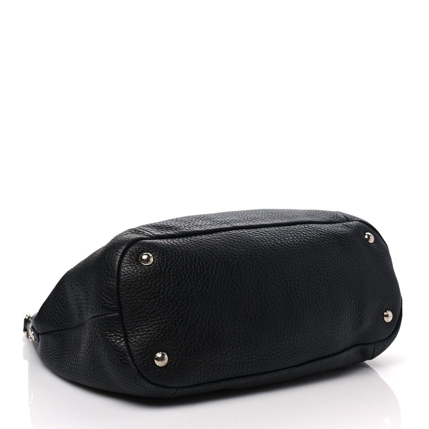 Prada Vitello Daino Shopping Tote Black 4 of 7