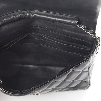 Chanel Patent Quilted Brilliant Wallet On Chain WOC Black 7 of 10