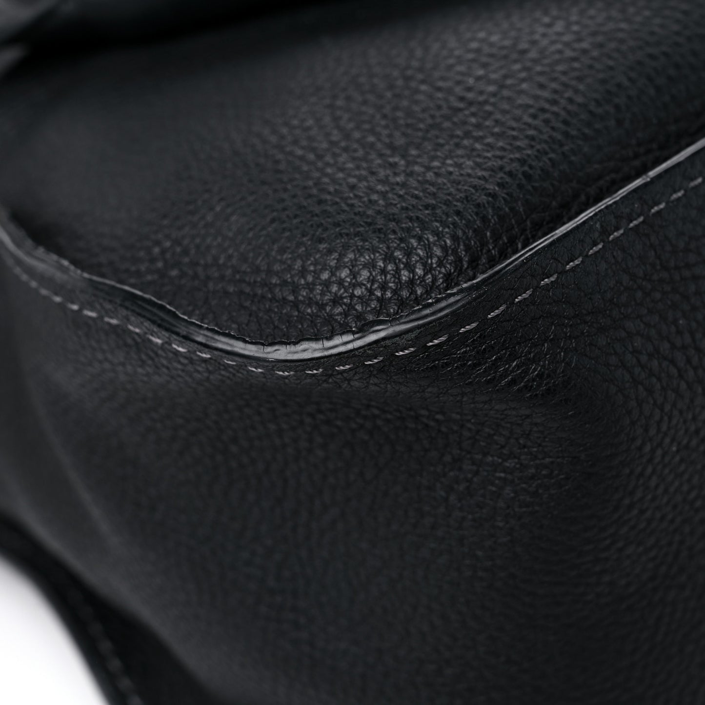 Calfskin Medium Marcie Satchel Black