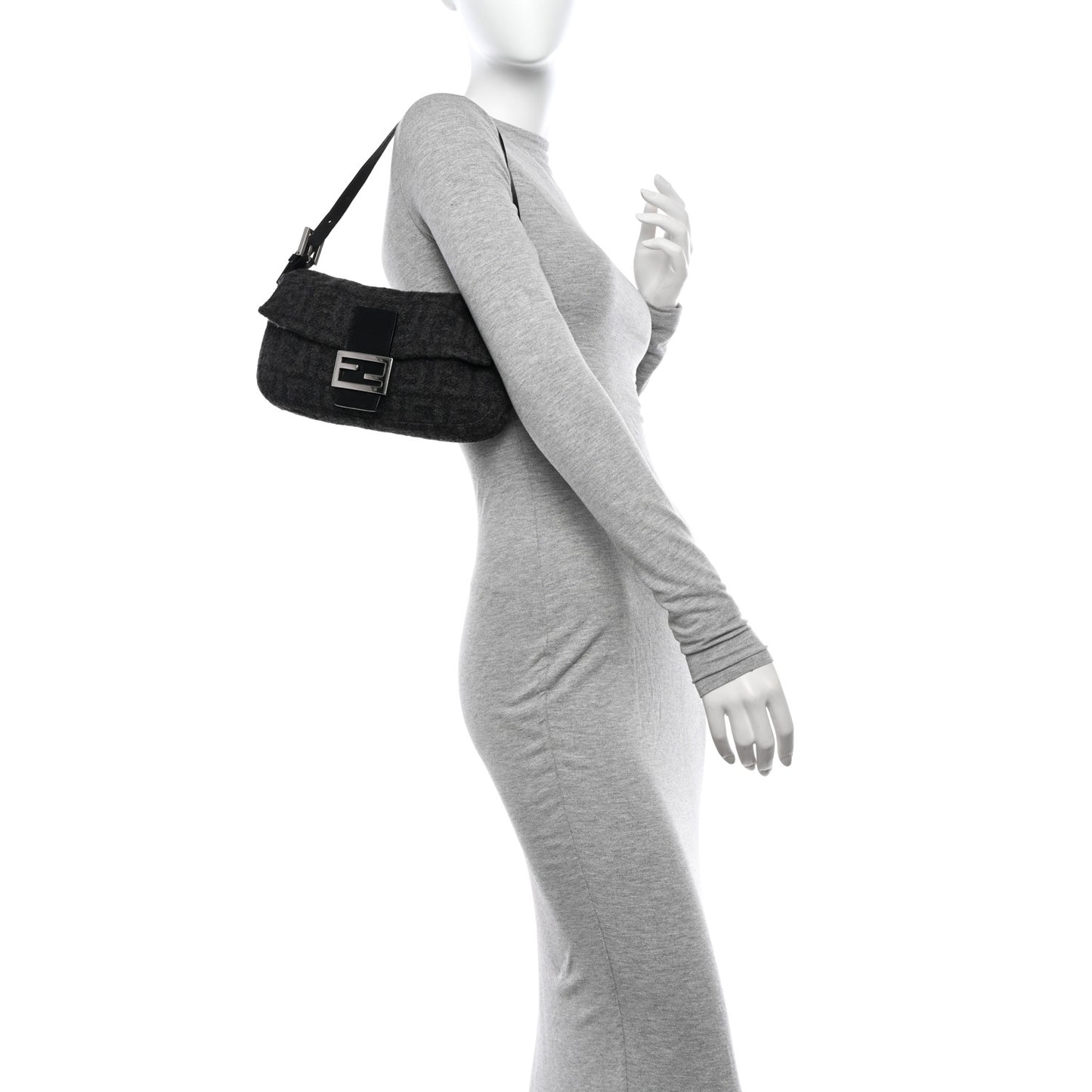 Wool Zucca Baguette Grey