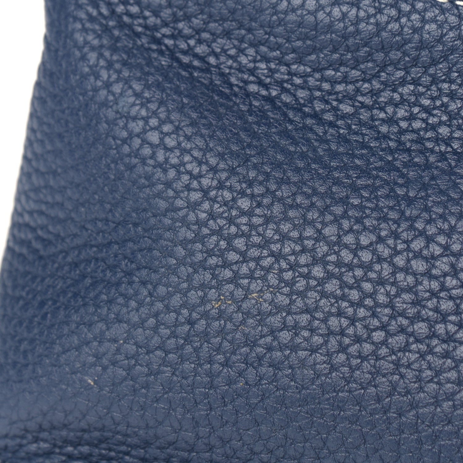 Hermes Taurillon Clemence Halzan 31 GM Bleu Saphir 13 of 16