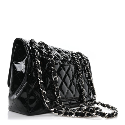 Chanel Patent Quilted Jumbo Single Flap Black 3 of 8