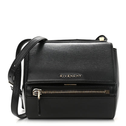 Givenchy Textured Calfskin Mini Pandora Box Crossbody Bag Black 1 of 13