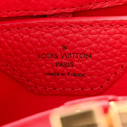 Louis Vuitton Taurillon Capucines BB Hibiscus Flamingo 6 of 11