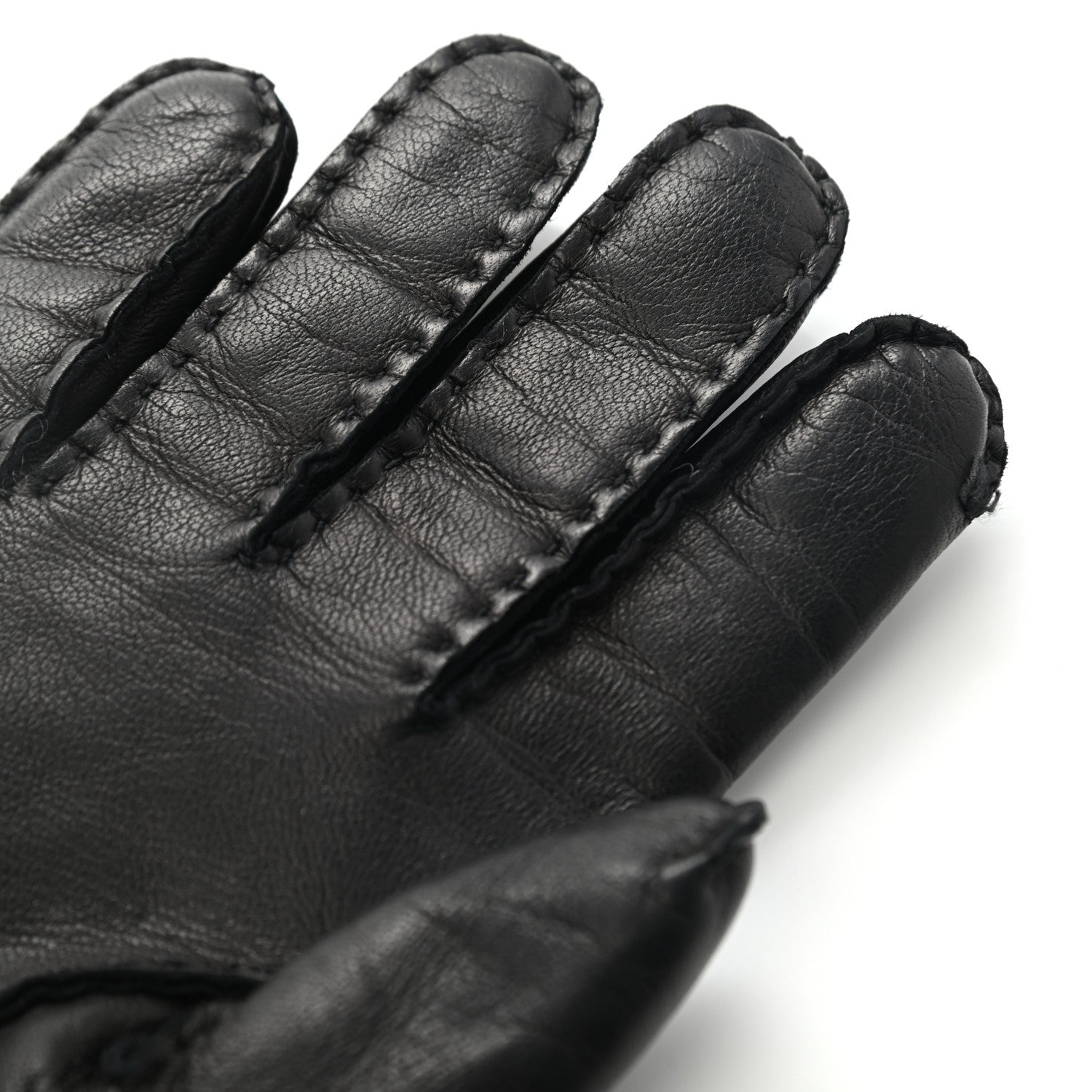 Gucci Lambskin GG Gloves 8 L Black 9 of 10