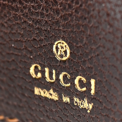 Gucci GG Monogram Essence Classic Card Case Sand Dark Brown 6 of 7