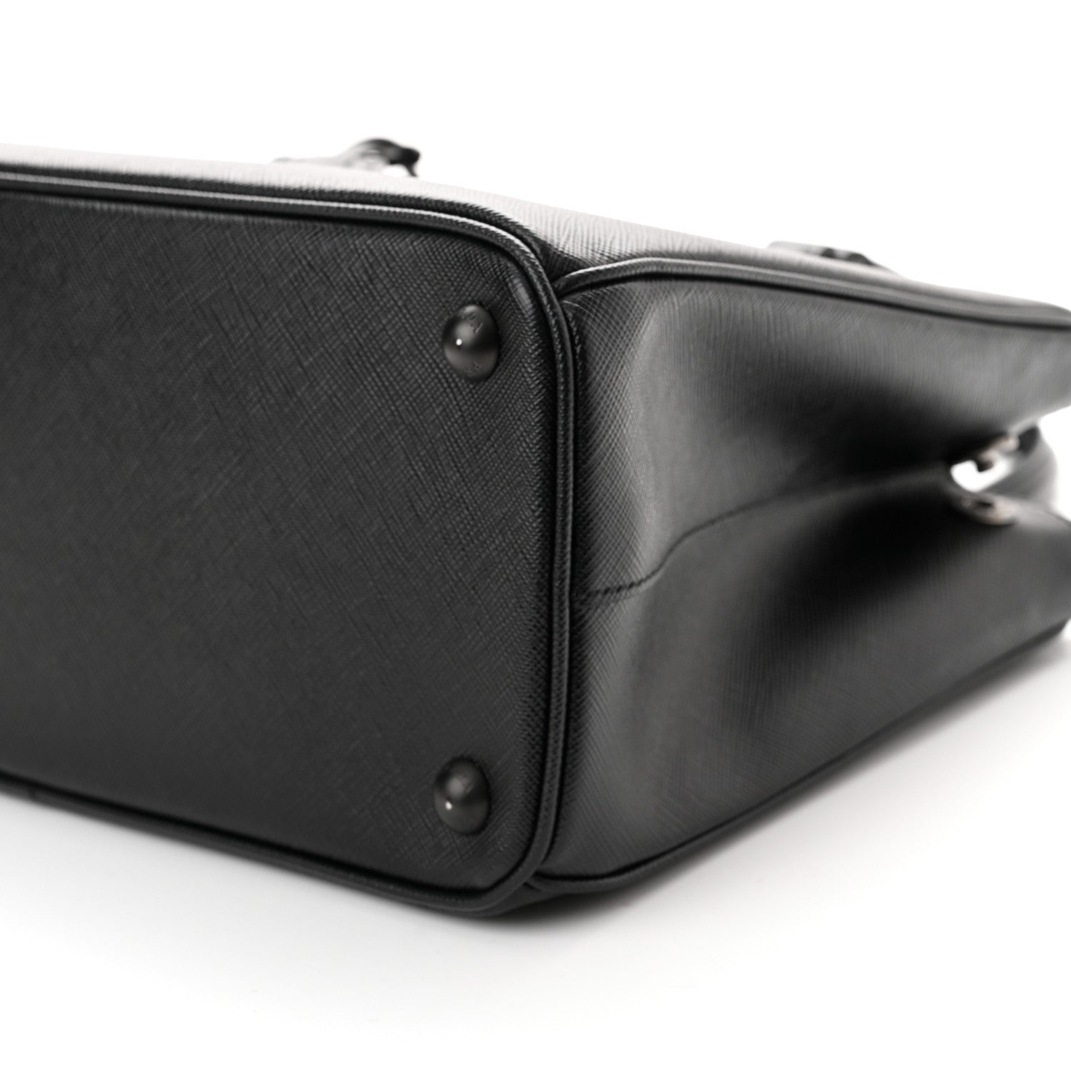 Prada Saffiano Small Galleria Double Zip Tote Black 8 of 11