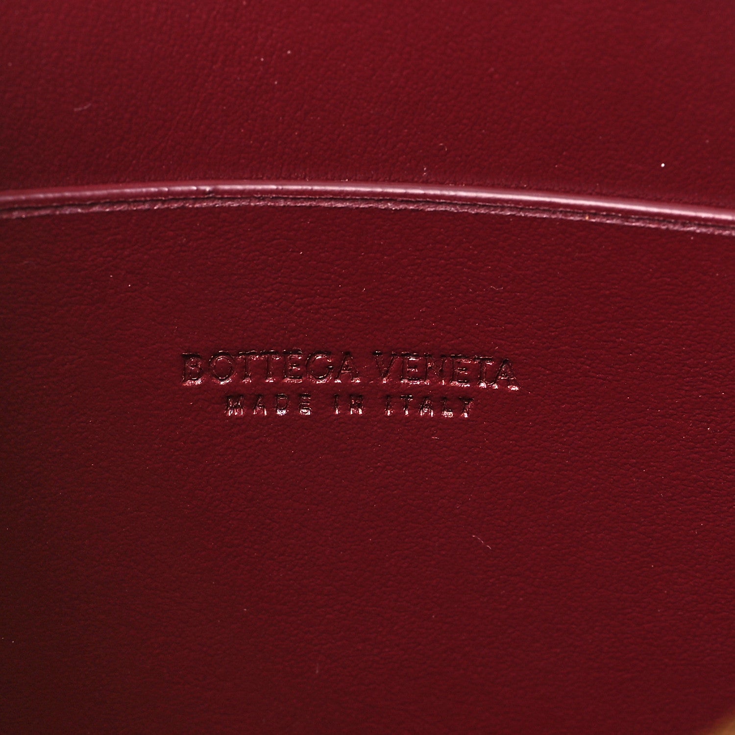 Bottega Veneta Nappa Maxi Intrecciato Cassette Flat Zip Medium Pouch Bordeaux 6 of 7