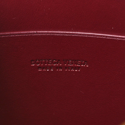 Bottega Veneta Nappa Maxi Intrecciato Cassette Flat Zip Medium Pouch Bordeaux 6 of 7