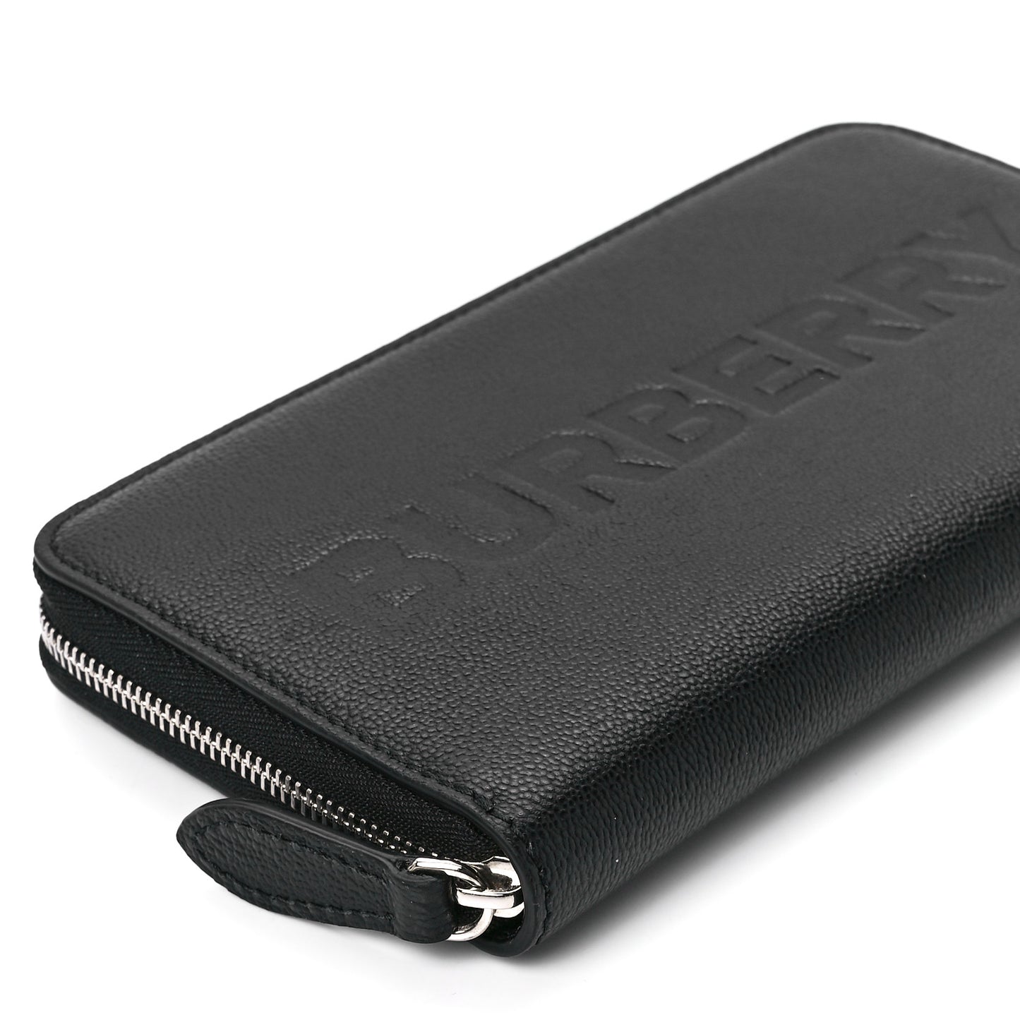 Soft Grain Elmore Zip Around Wallet Black