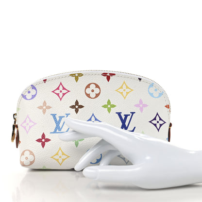 Louis Vuitton LV x TM Monogram Multicolor Cosmetic Pouch PM White 2 of 6