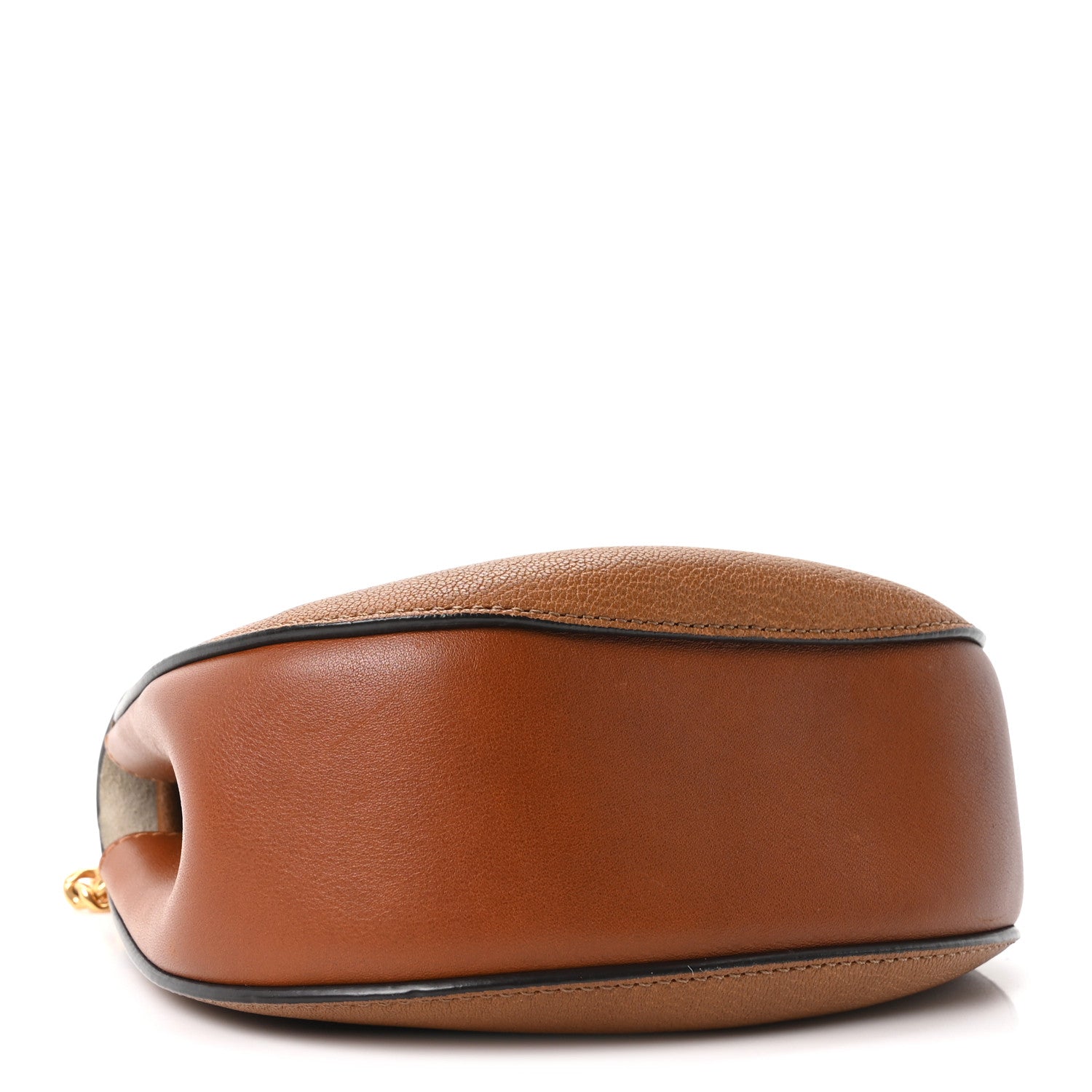 Chloe Grained Lambskin Mini Drew Shoulder Bag Caramel 4 of 10