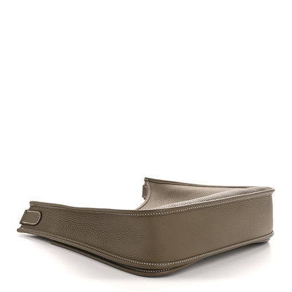 Hermes Taurillon Clemence Evelyne III PM Etoupe 4 of 13