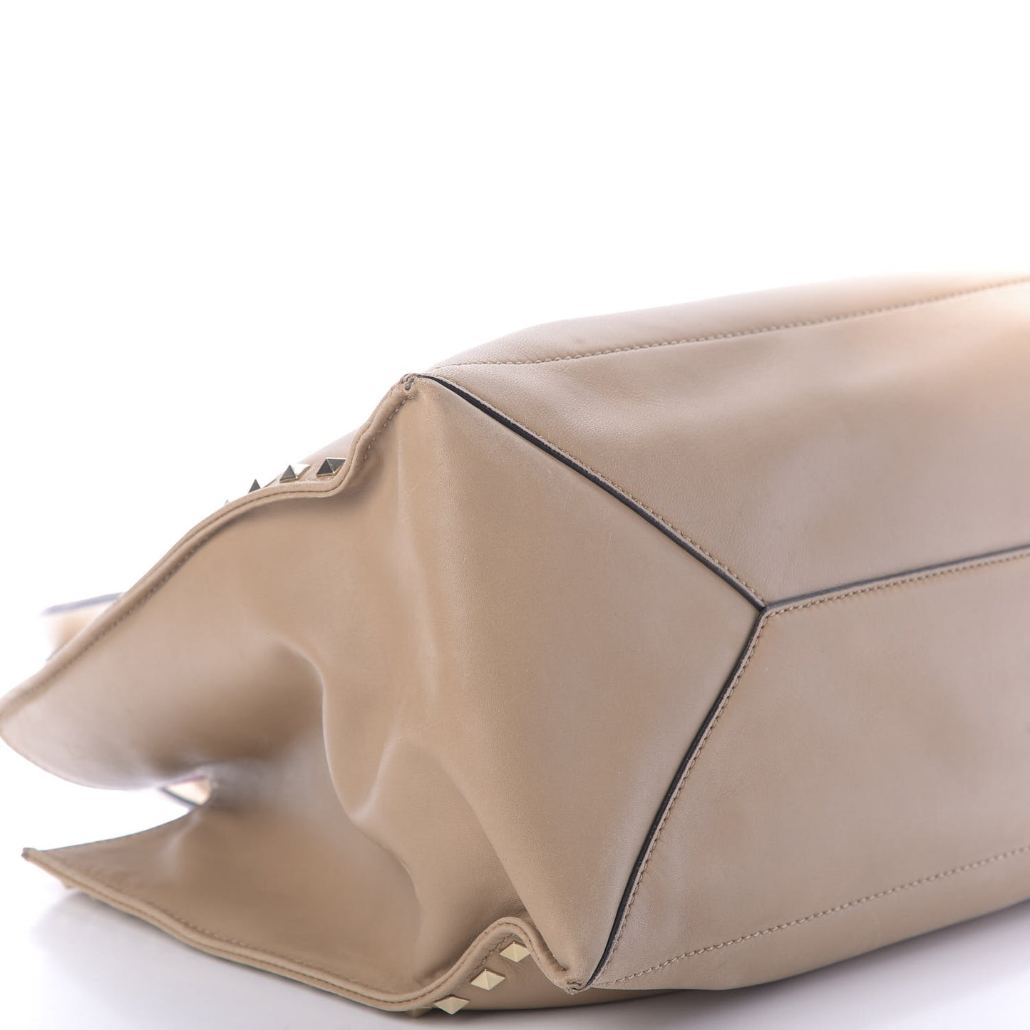 Nappa Medium Rockstud Soft Tote Soft Noisette