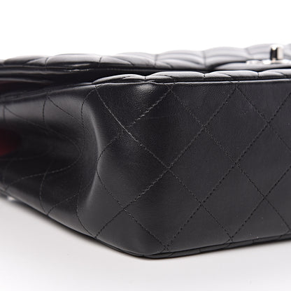 Chanel Lambskin Quilted Jumbo Double Flap Black 19 of 21