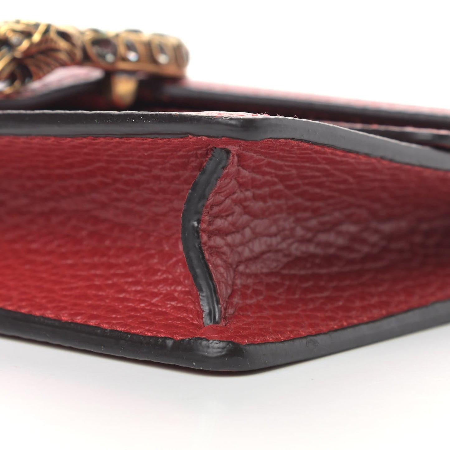 Calfskin Super Mini Dionysus Shoulder Bag Hibiscus Red