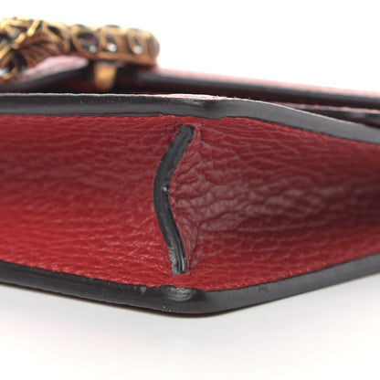 Gucci Calfskin Super Mini Dionysus Shoulder Bag Hibiscus Red 8 of 12
