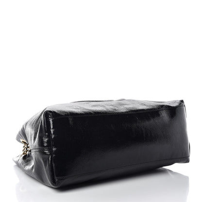 Gucci Patent Medium Soho Chain Shoulder Bag Black 4 of 10