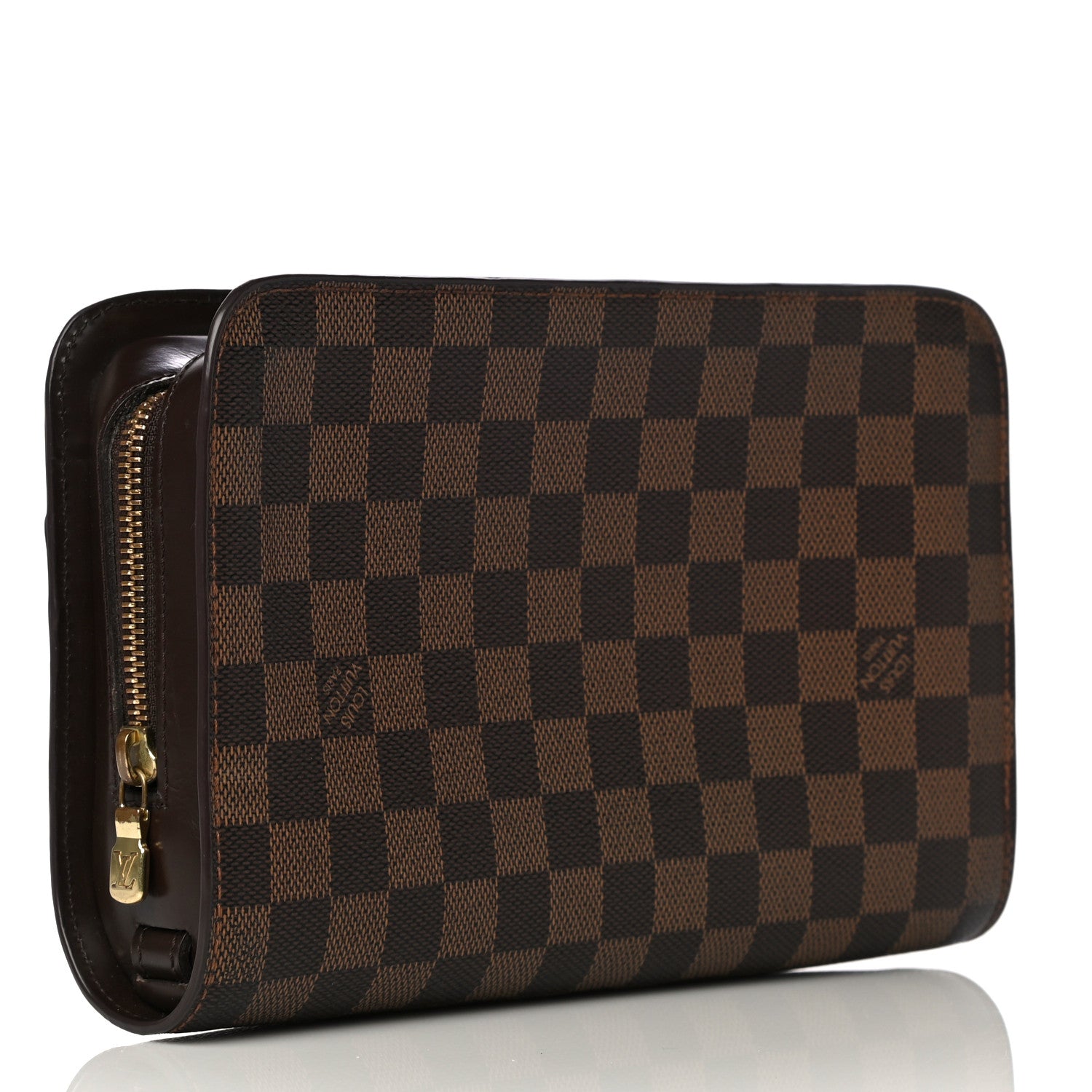 Louis Vuitton Damier Ebene Pochette Saint Louis Clutch 3 of 12