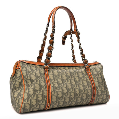 Christian Dior Monogram Trotter Romantique Boston Bag Green 3 of 14
