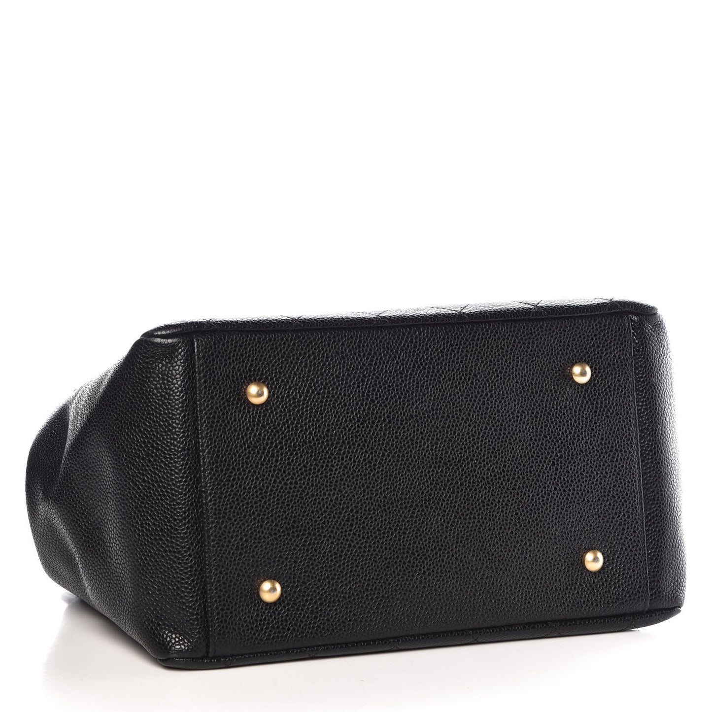 Caviar Quilted Petit Timeless Tote PTT Black