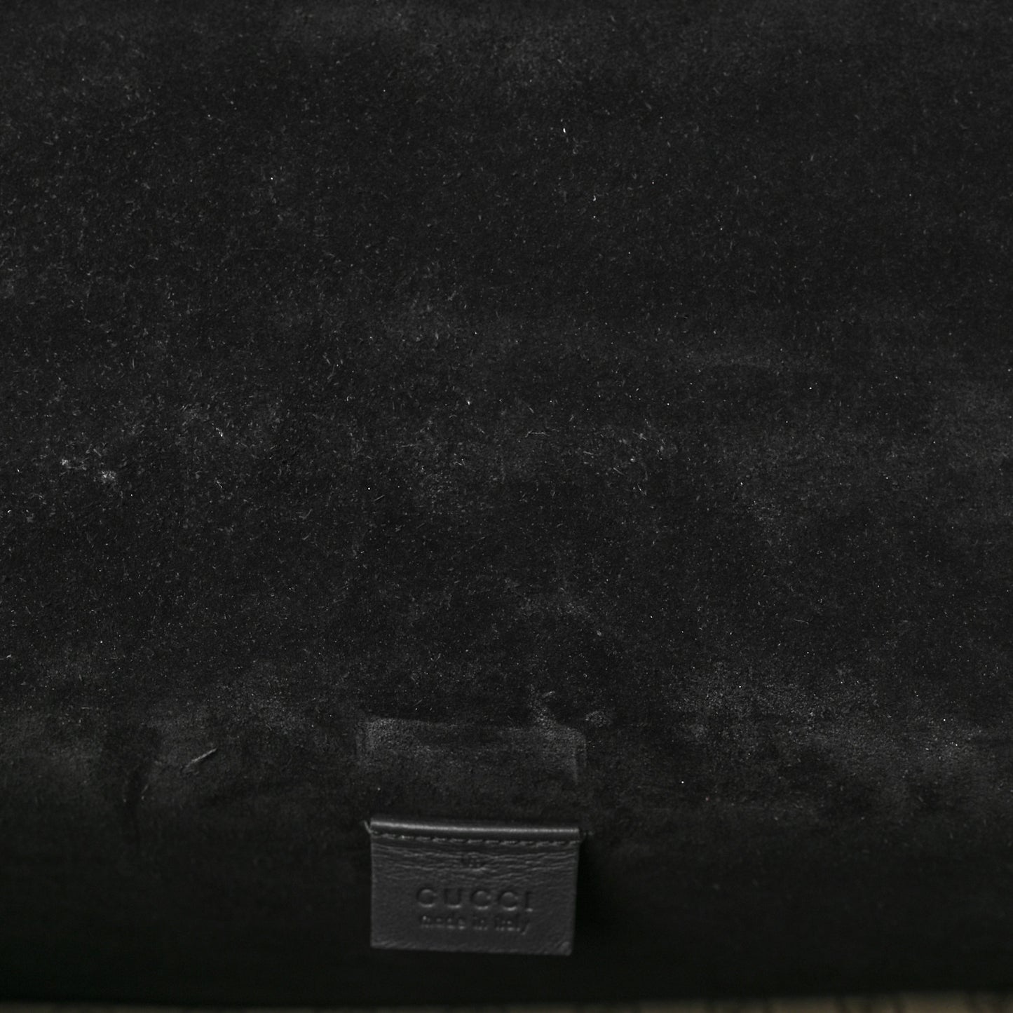 GG Supreme Monogram Medium Dionysus Shoulder Bag Black