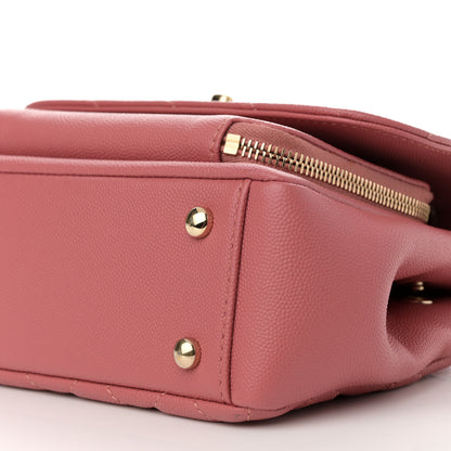 Chanel Caviar Quilted Small Business Affinity Flap Dark Pink 10 of 13