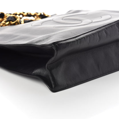 Chanel Lambskin CC Tote Black 8 of 9