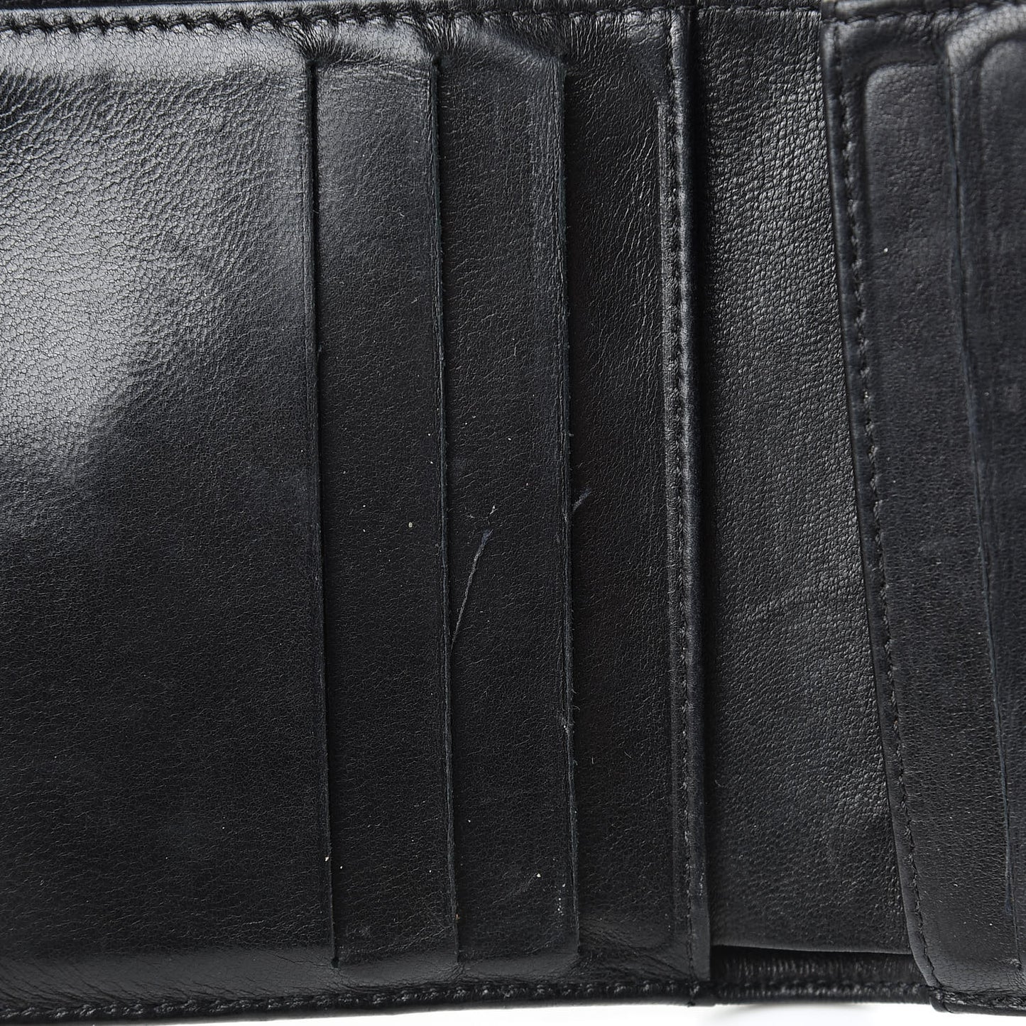 Caviar Timeless CC Compact Flap Wallet Black
