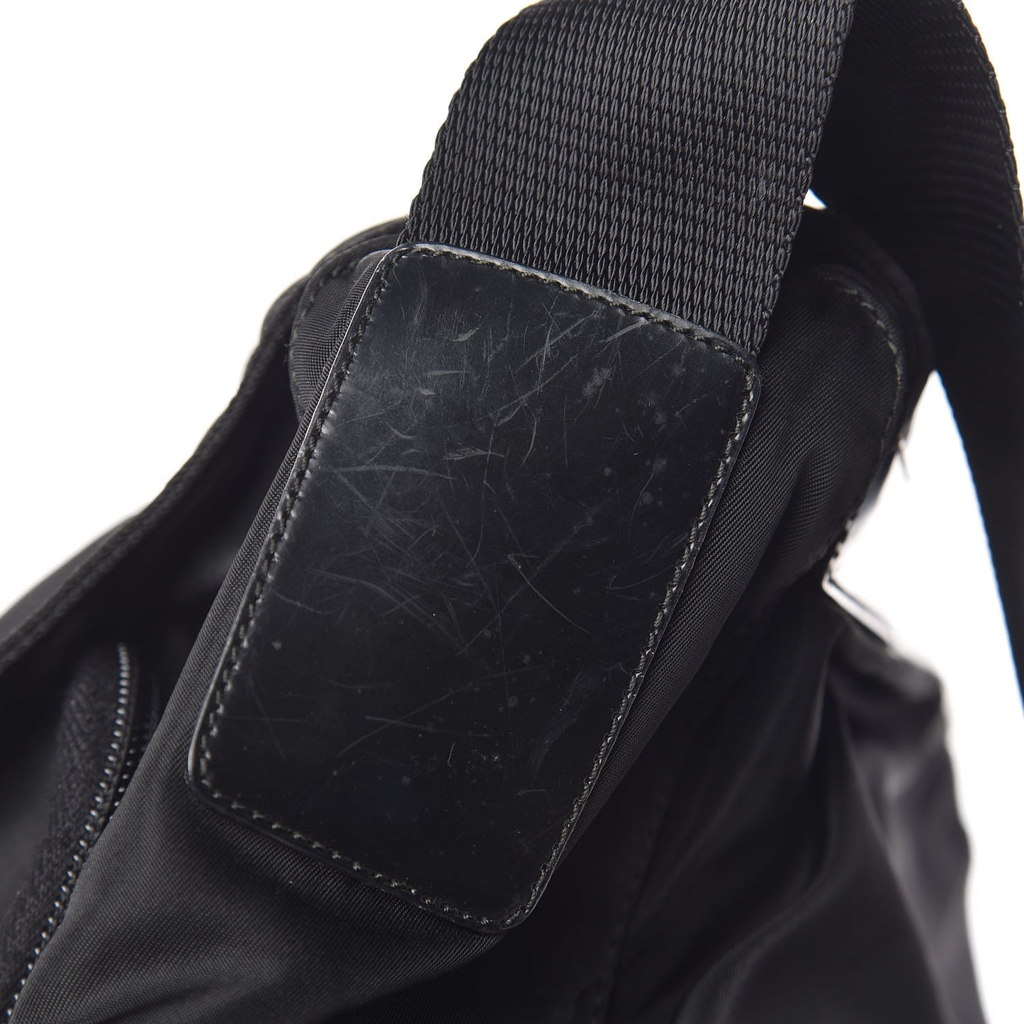 Tessuto Nylon Messenger Bag Black