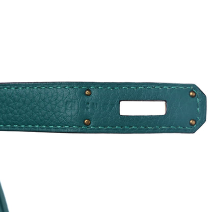 Hermes Togo Birkin 35 Malachite 7 of 11