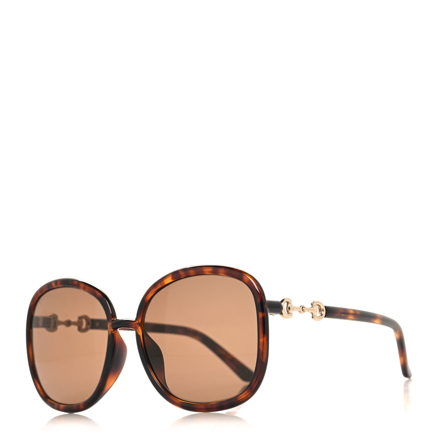 Gucci Horsebit Square Frame Sunglasses GG0892SA Tortoise 1 of 7