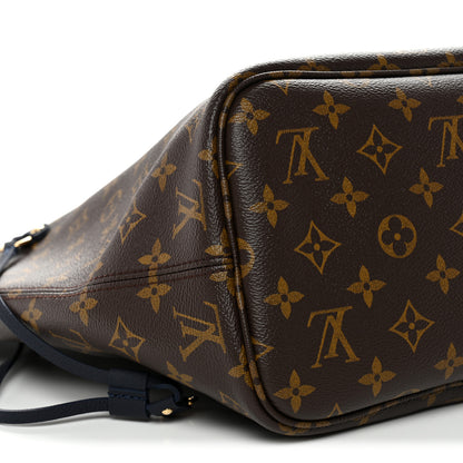 Louis Vuitton Monogram Calfskin Neo Neverfull Inside Out MM Navy 15 of 18
