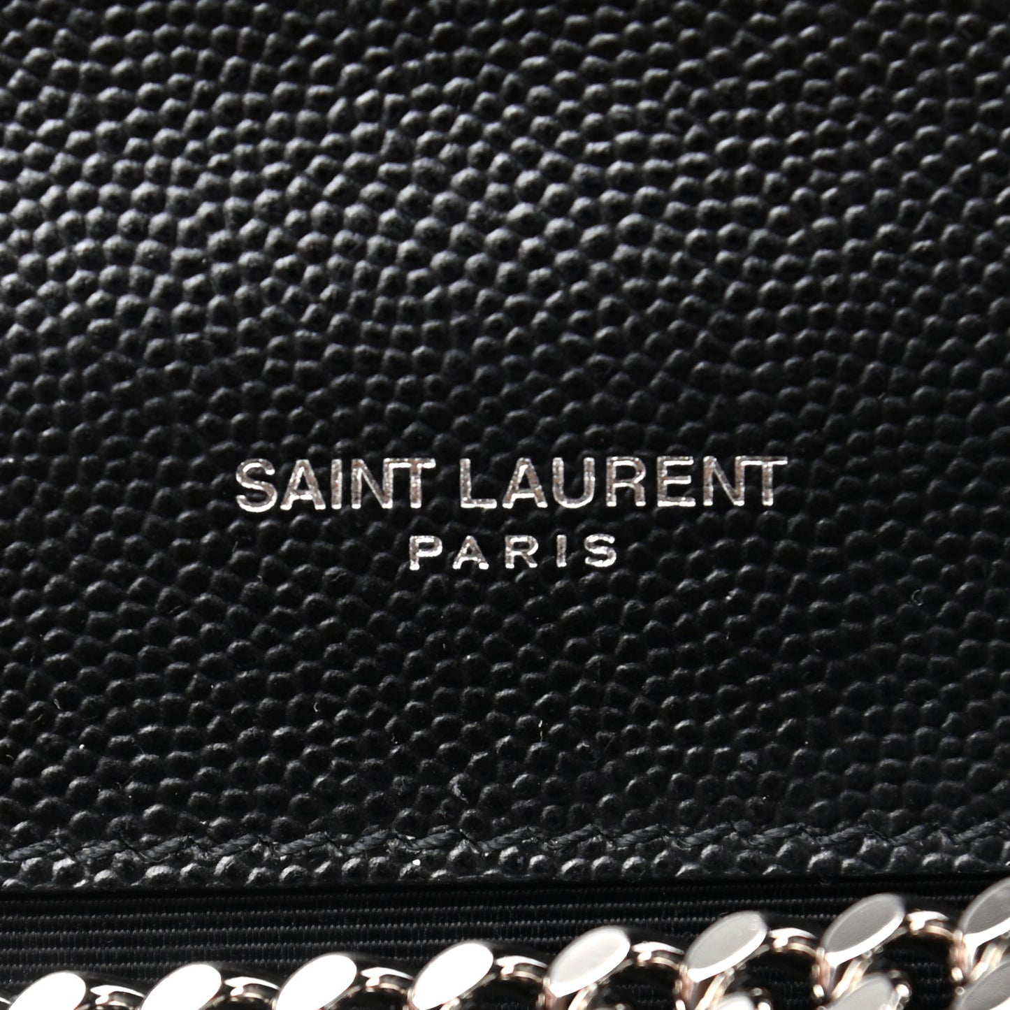 Grain De Poudre Medium Classic Monogram Kate Satchel Black