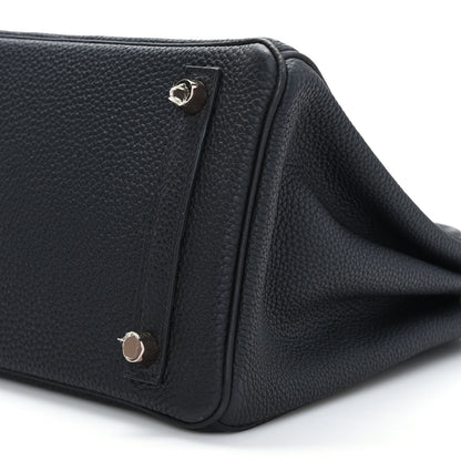 Hermes Togo Birkin 25 Black 9 of 9