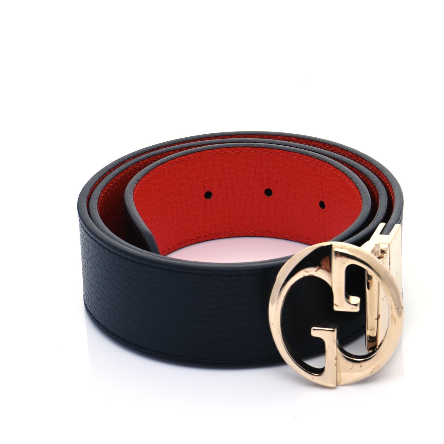 Calfskin 1973 Reversible Belt 80 32 Orange Black