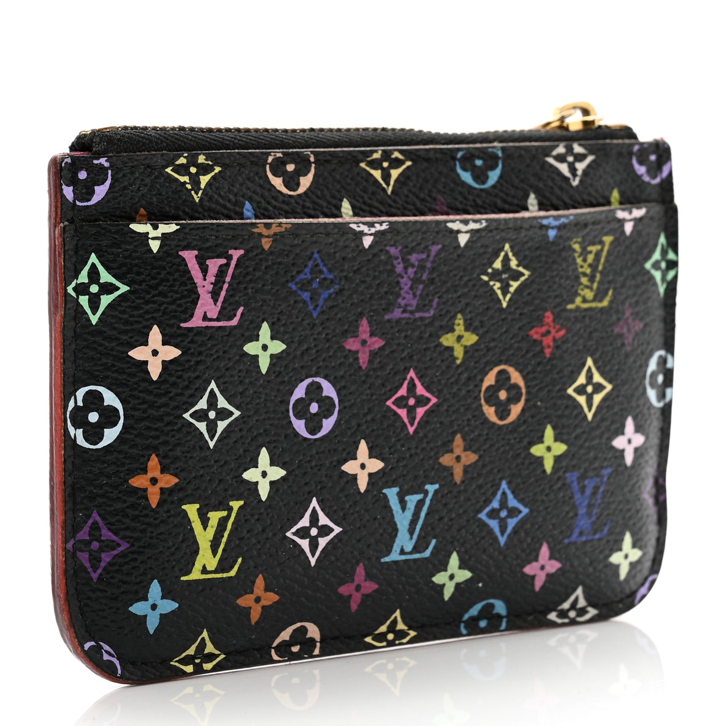 Monogram Multicolor Key Pouch Black Grenade