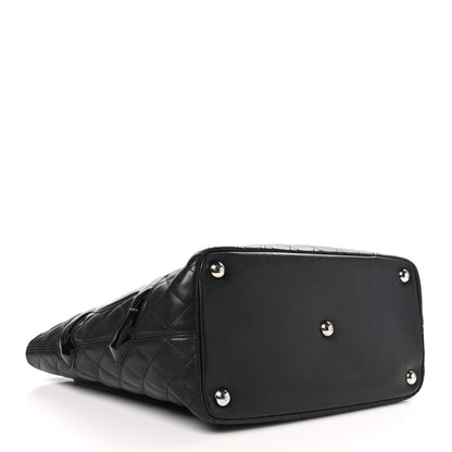 Chanel Calfskin Quilted Large Cambon Tote Black 4 of 12